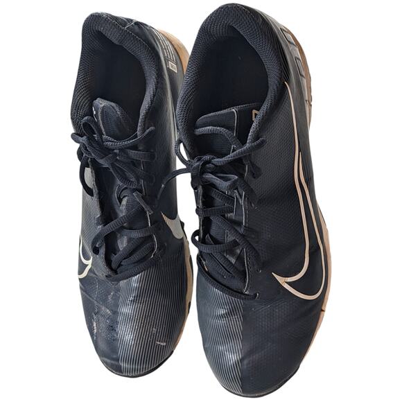 Nike Shoes Fastflex Mens Size 8.5 Black Sports Cleats Traction Turf Vapor - Picture 11 of 14